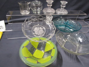 Blue & Fancy Glass