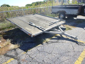 1999 Sled Bed Snowmobile Trailer