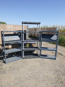 3 Plastic Shelving
