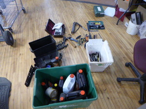 Miscellaneous Tools and Motor Oil