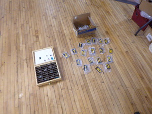 Box of Letters and Numbers