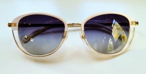 Chanel Womens WhiteClear Sunglasses