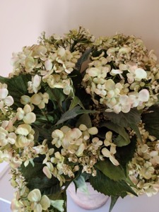 Potted Faux Hydrangea