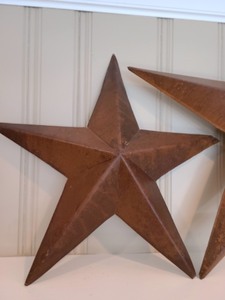 Decorative Rustic Metal Stars
