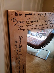 Large Painted Wall Mirror