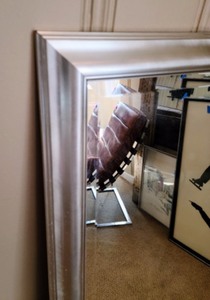 Large Silver Wall Mirror
