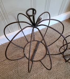 Metal Pumpkin Candleholders