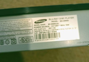 Samsung Blu-Ray Player