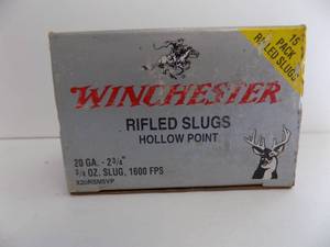 Winchester 20 Gauge Rifled Slugs