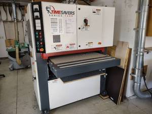 lot 3 image: Timesavers 42 Wide Belt Sander