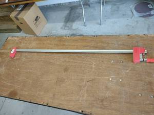 lot 23 image: (2) Bessey 48 Bar Clamps...