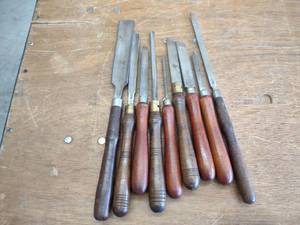 lot 34 image: Assorted Lathe Knives...