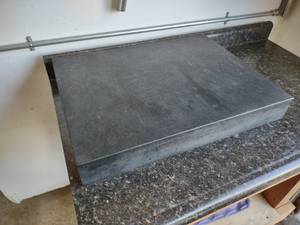 lot 56 image: Black Granite Surface Plate, 24x18x...