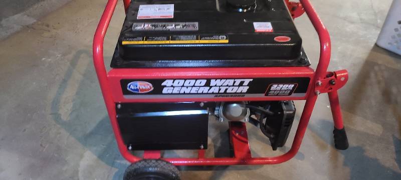 lot 193 image: All Power APGG 4000 Gasoline 4000 Watt Generator