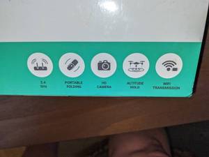 lot 62 image: FCONEGY E58 Foldable RC Quadcopter Drone