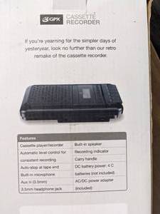 lot 87 image: GPX Cassette Recorder