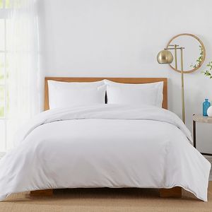 lot 102 image: 2 Company Store Twin Duvet Covers and Bed Skirt
