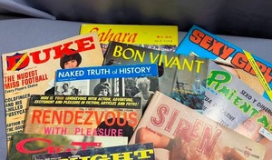 lot 125 image: 1950s to 1970s Vintage Girlie Magazines