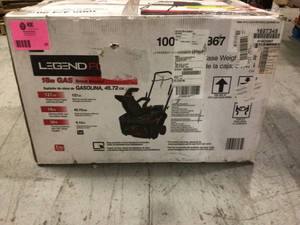 18 in. Single-Stage Gas Snow Blower by Legend Force Customer Returns See Pictures