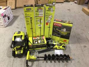 Lot of Assorted Ryobi Power Tools Various Models and Conditions Customer Returns See Pictures