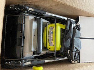 Lot of 2 Ryovi 40V Cordless Lawnmowers No Battery or Charger Included Customer Returns see Pictures