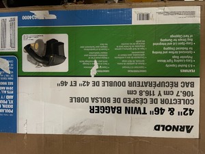 Arnold 42 in. and 46 in. Double Bagger for Select Poulan Pro, Ariens and Husqvarna Lawn Mowers