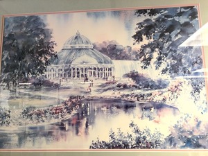 lot 84 image: Signed & Numbered LOU ROMAN Framed Print - Como Conservatory