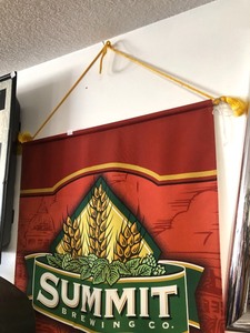 lot 99 image: Large SUMMIT Grand Beer Advertising Banner