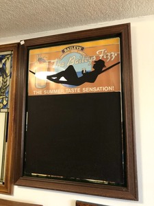 lot 128 image: Vintage BAILEYS Summer Taste Sensation Bar Sign