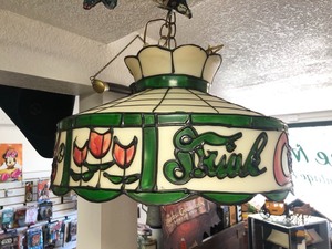 lot 135 image: Vintage COCA COLA Hanging Display Lamp