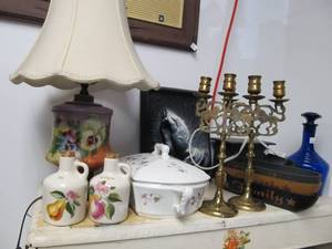 lot 27 image: Entire Contents of Shelf & Surrounding Items