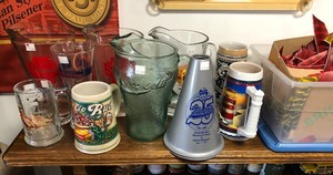 lot 140 image: Entire Contents of Fireplace & Mantel 