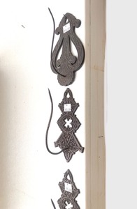lot 151 image: Lot of 4 Antique Cast Iron Receipt Hooks