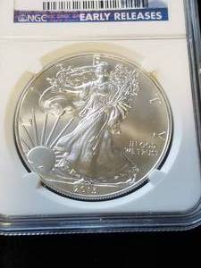 2013-W AMERICAN SILVER EAGLE MS69 NGC EARLY RELEASE