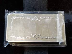 10 TROY OZ. .999 FINE SILVER BAR COVERED WAGON DESIGN SEALED