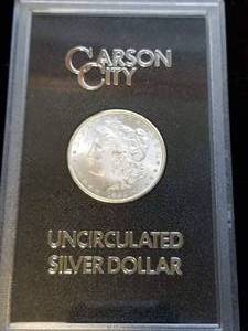 1884-CC CARSON CITY MORGAN SILVER DOLLAR GSA BOXED PIECE