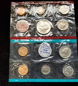 1968 US MINT SET 10 COINS IN ORIGINAL PACKAGING