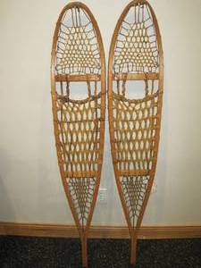 lot 69 image: Vintage Snow Shoes. 