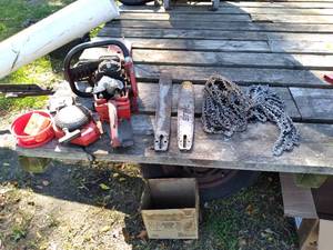 Parts lot including Jonsered 70E, c...