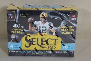 MEGA Box of 2020 Panini Select Football Card Packs