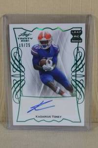 2021 Leaf Trinity Kadarius Toney Signed Rookie Card - 1925