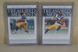 2019 Panini National Treasures Rams Cards - 75
