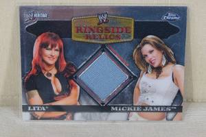 2006 Topps Chrome WWE Ringside Relics - LitaMickie James