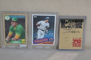 Baseball Cards - Canseco RC, Ho-Jo RC, McGwire Insert