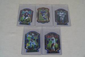 2020 Select Die Cut Refractor Cards - Haskins, McCaffrey, Saquon