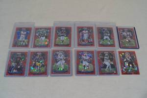 Panini Prizm Red Refractor Cards - Taysom Hill, Cooks, Tomlinson