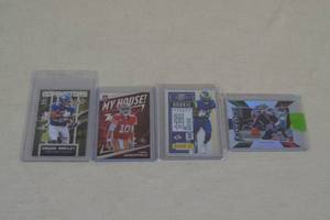 Optic Football Insert Cards - Saquon Barkley, Garoppolo, Cam Newton
