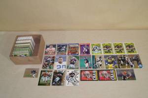 Box of Football Cards - Mostly 80s and 90s