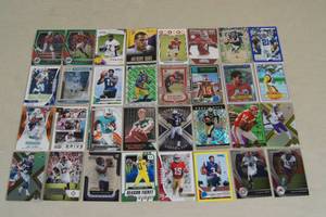 Football Cards - Barr, Gurley, Herbert, Bateman