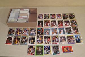Box of Basketball Cards - Divac RC, Pippen, Bird, Robinson